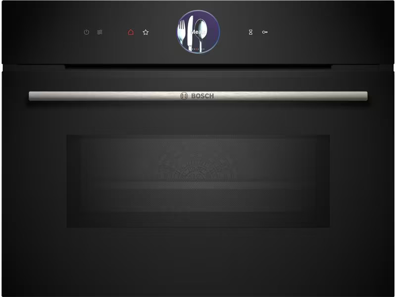 Bosch Einbaubackofen mit Mikrowelle CMG7761B1 Schwarz