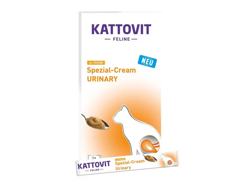 Kattovit Snack Spezial-Cream Urinary Huhn, 6 x 15 g