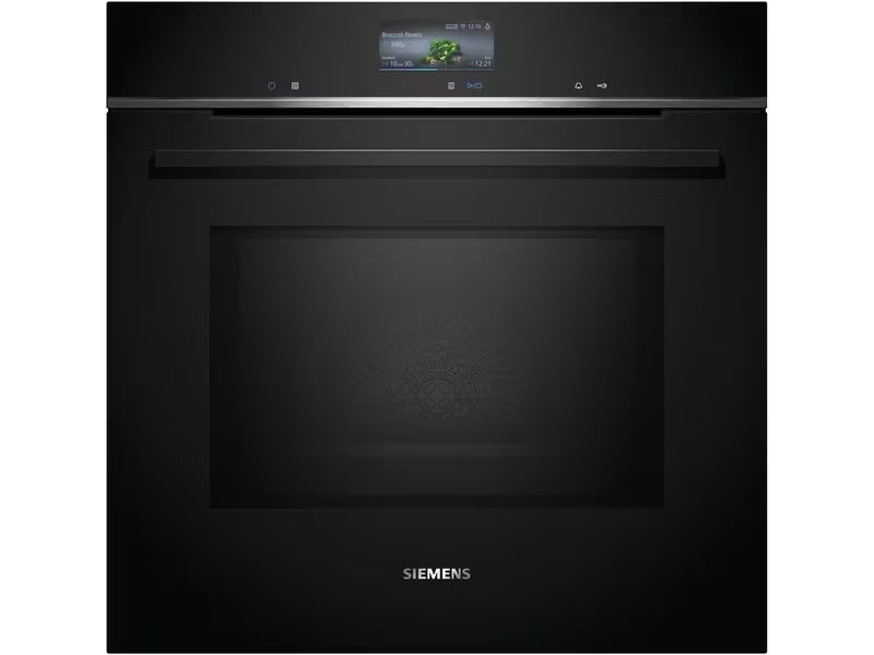 Siemens Einbaubackofen mit Mikrowelle iQ700 HM776G1B1C Schwarz