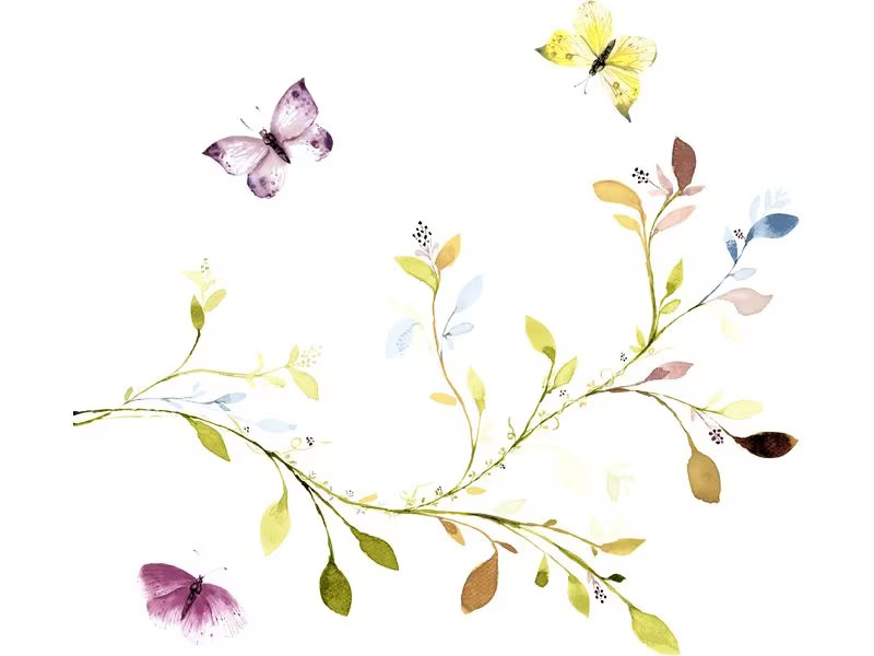 Paper + Design Papierservietten Spring branch 33 cm x 33 cm, 16 Stück