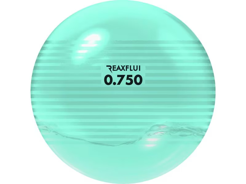 Reaxing Medizinball FLUI Grün, 16 cm, 0.75 kg