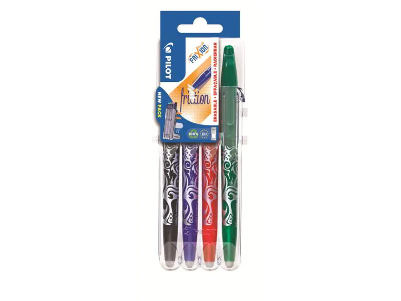 Pilot Rollerball Frixion Ball Standard 0.35 mm, 4 Stück