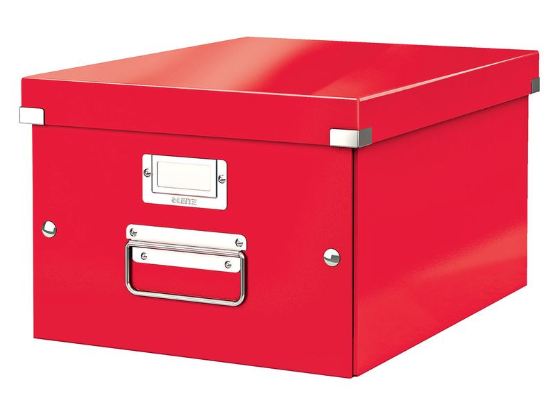 Leitz Archivschachtel WOW A4, metallic Rot