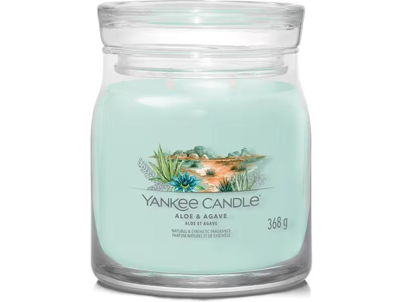 Yankee Candle Signature Duftkerze Aloe &amp; Agave Medium Jar