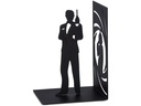 Trendform Buchstütze Secret Agent Schwarz