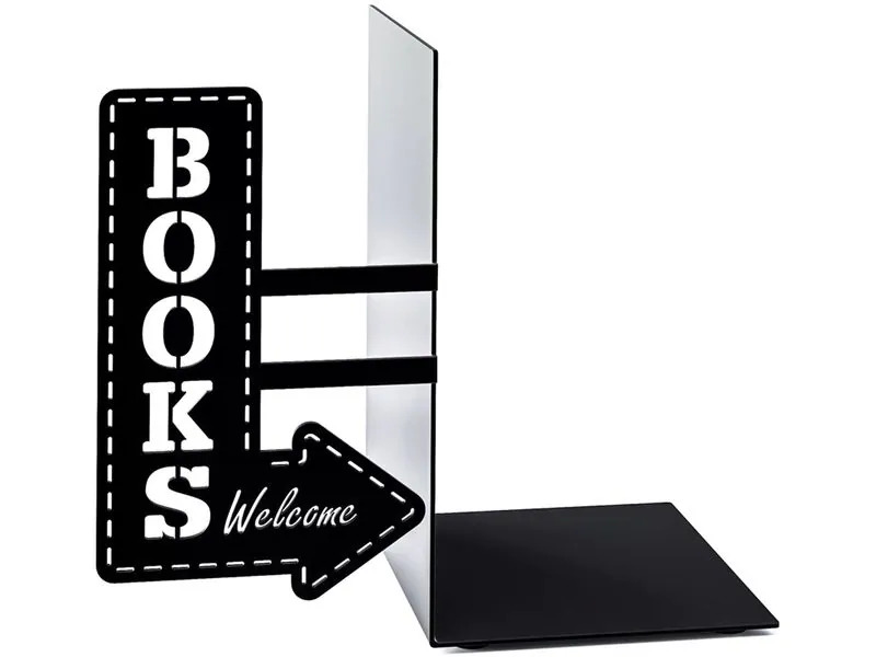 Trendform Buchstütze Bookshop Schwarz
