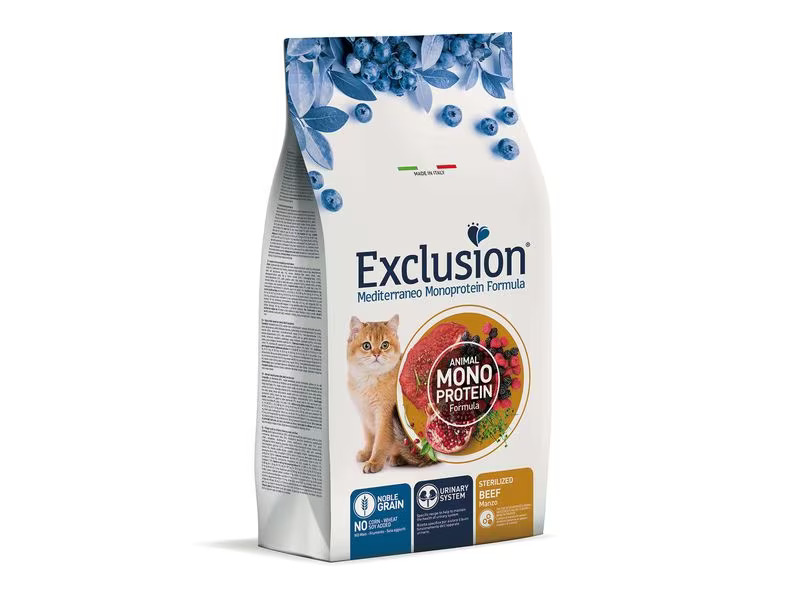 Exclusion Trockenfutter Sterilized Beef, 12 kg