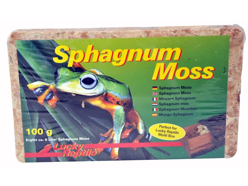 Lucky Reptile Bodensubstrat Sphagnum Moss 100 g/5 l