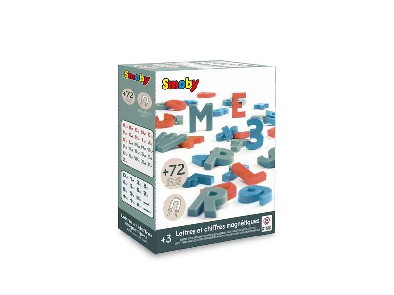 Smoby 72 magnetische Buchstaben und Zahlen