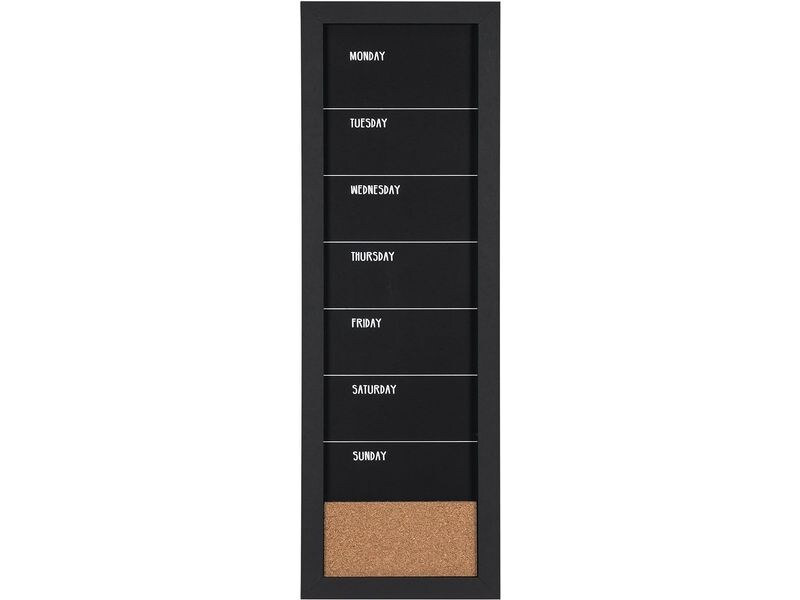 Bi-Office Minikreidetafel Wochenplaner 90 x 30 cm