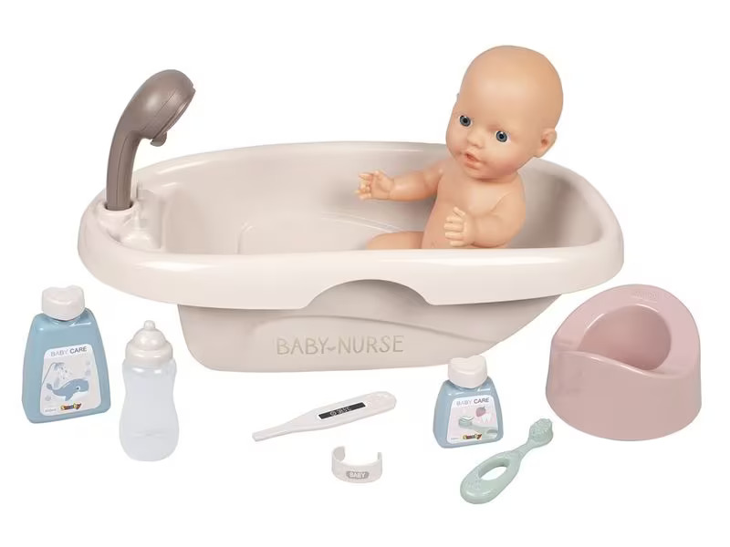 Smoby Baby Nurse Set Badewanne und Zubehör