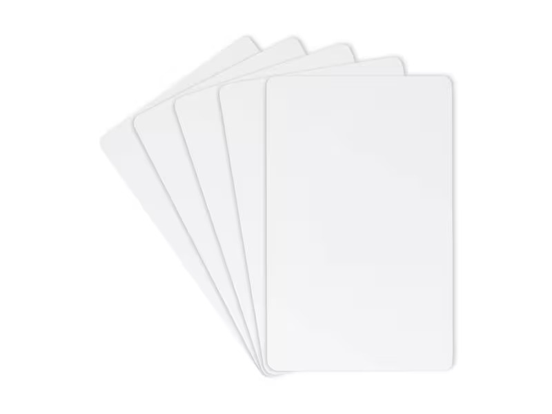 Diverse RFID Karte MIFARE DESFire EV3 8K 17pF 13.56 MHz 10 Stk,Weiss