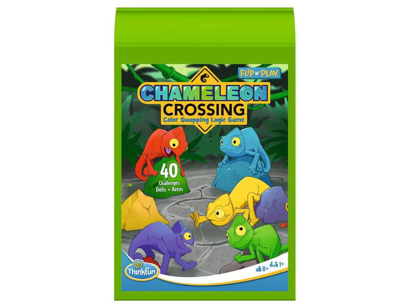 Thinkfun Knobelspiel Flip n’ Play-Chameleon Crossing
