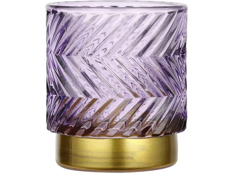 EGLO Leuchten Windlicht Bezamby Gold/Lila