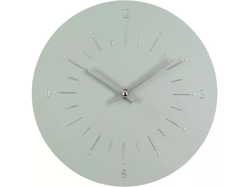 EGLO Leuchten Wanduhr Takahagi Mint/Silber