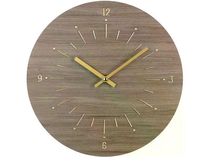 EGLO Leuchten Wanduhr Takahagi Braun/Gold
