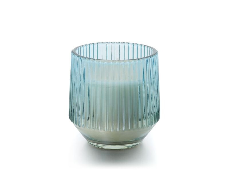 balthasar Kerze im Glas Viento 9.7 cm x 9.5 cm, Hellblau