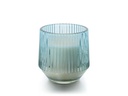 balthasar Kerze im Glas Viento 9.7 cm x 9.5 cm, Hellblau