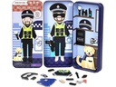 mierEdu Kinderspiel Reise-Magnetspielbox – Polizist