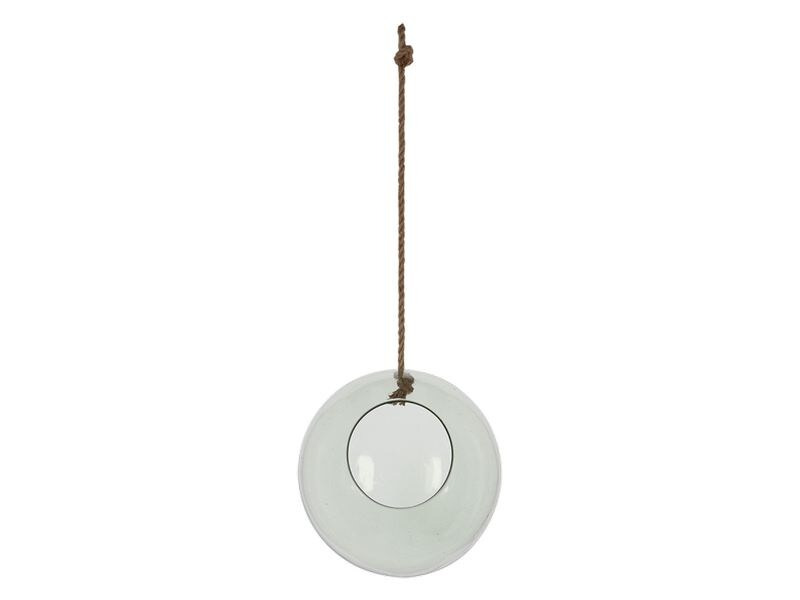 Esschert Design Pflanzenhänger Glaskugel L 24.5 cm, Transparent