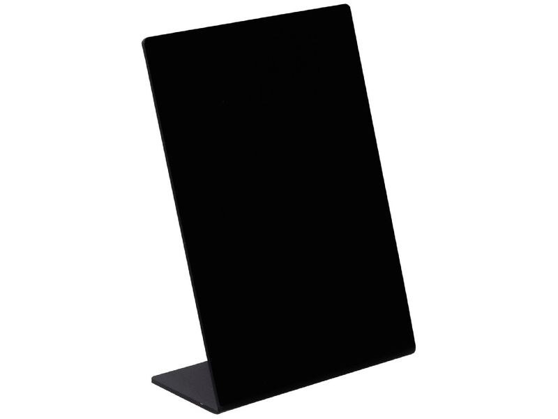 Exacompta Tischaufsteller A6-Hochformat, Schwarz