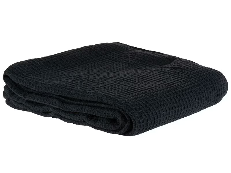 COCON Decke Waffeltuch 150 x 200 cm, Anthrazit
