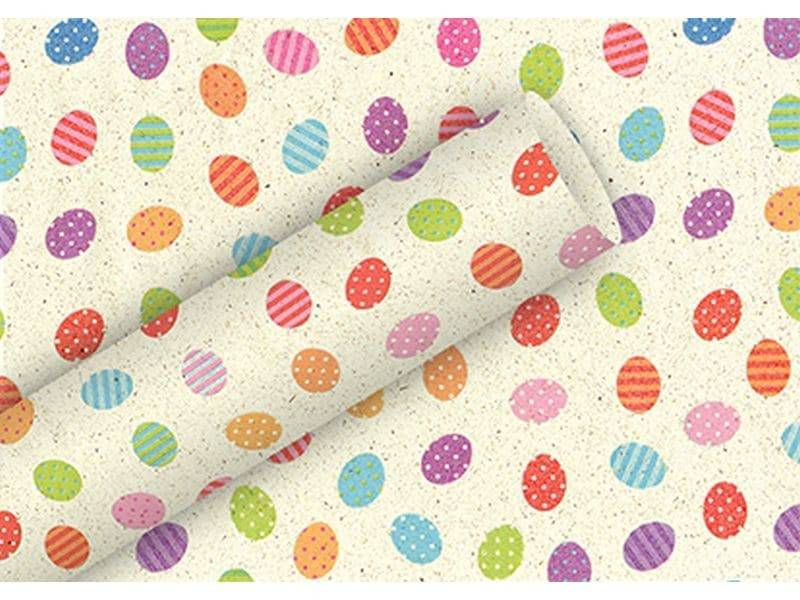 Braun + Company Geschenkpapier  By Nature Ostereier, Bunt