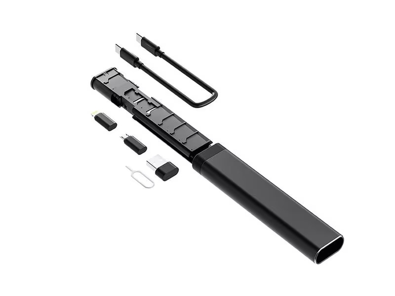 omnicharge Adapter Omni Connect-Kit 6 in 1 Kabel, 8 Karten Fächer