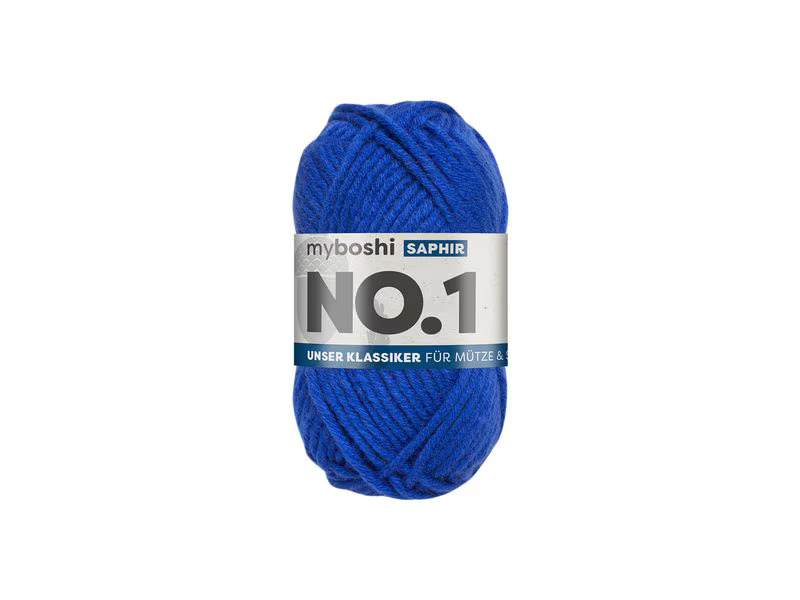 myBoshi Wolle Nr.1 Saphir 50 g, 55 m