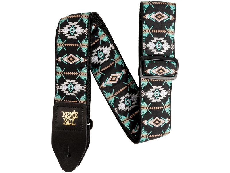 Ernie Ball Gitarrengurt Jacquard Southwestern Turqoise
