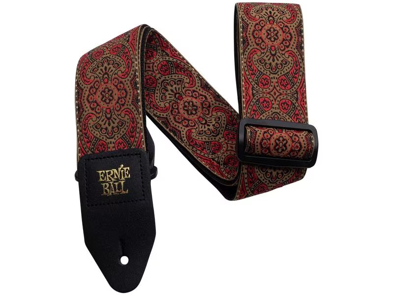 Ernie Ball Gitarrengurt Jacquard Crimson Paisley
