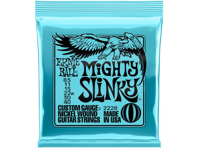 Ernie Ball Gitarrensaiten 2228 Mighty Slinky – Mighty 8.5 - 40
