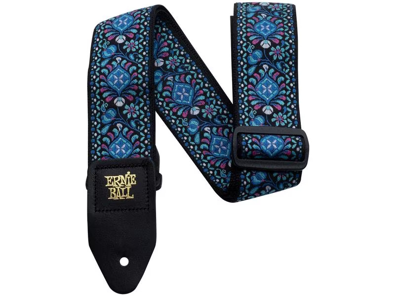Ernie Ball Gitarrengurt Jacquard Indigo Orchid