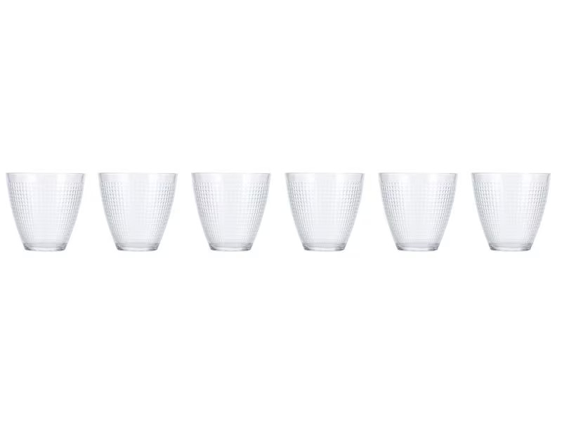 FURBER Trinkglas 220 ml, 6 Stück, Transparent