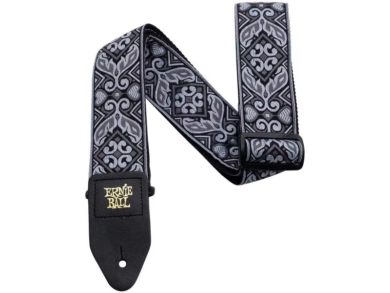Ernie Ball Gitarrengurt Jacquard Tribal Silver