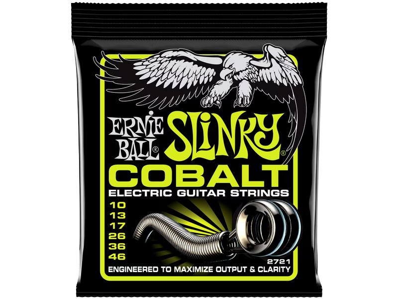 Ernie Ball Gitarrensaiten 2721 Slinky Cobalt – Regular 10-46