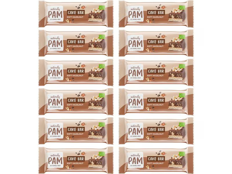 Naturally Pam Riegel Bio Cake Bar – Soft Hazelnut 12 x 44 g