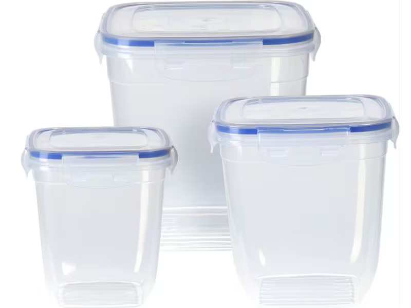 FURBER Vorratsbehälter 3-teilig, Transparent