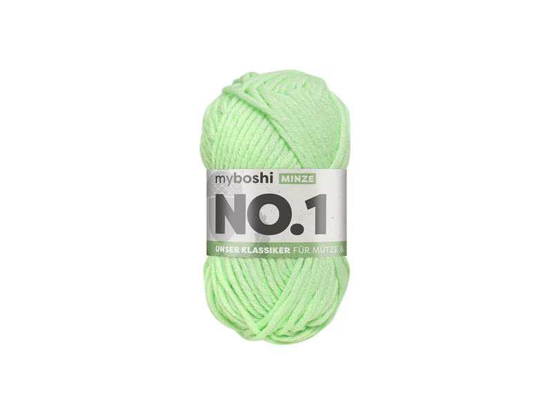 myBoshi Wolle Nr.1 Minze 50 g, 55 m