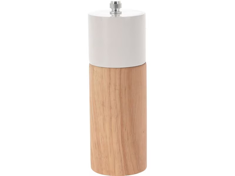 FURBER Salz- oder Pfeffermühle 16.5 cm, Braun/Weiss