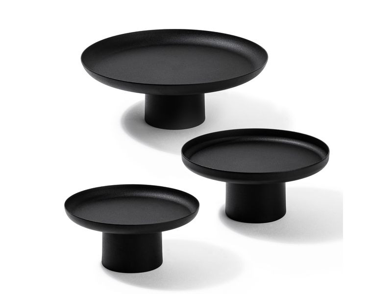 Wallxpert Dekoschale 25.5/20.5/18.5 cm, 1 Stück, Schwarz
