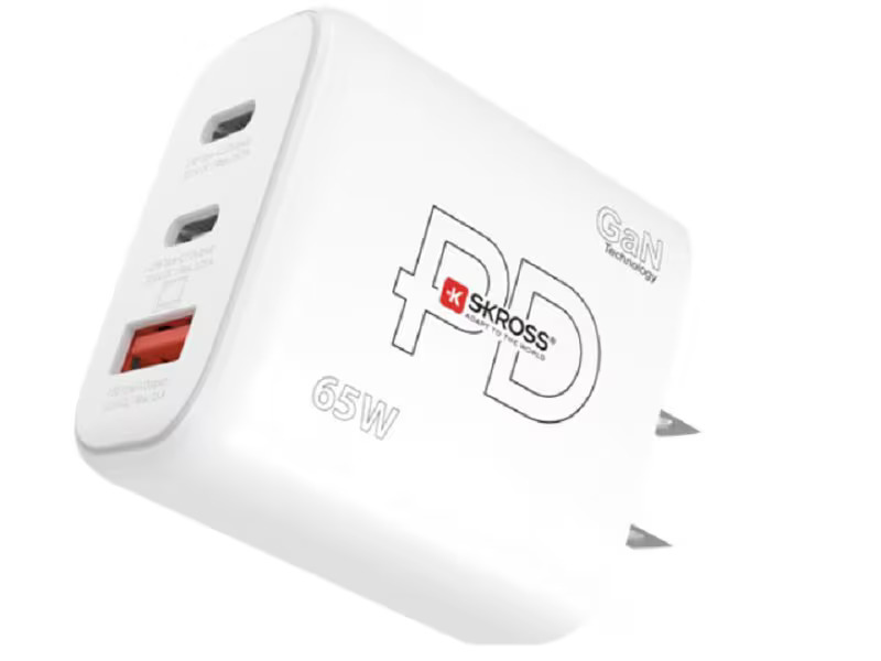 SKROSS USB-Wandladegerät Power Charger 65W, GaN US