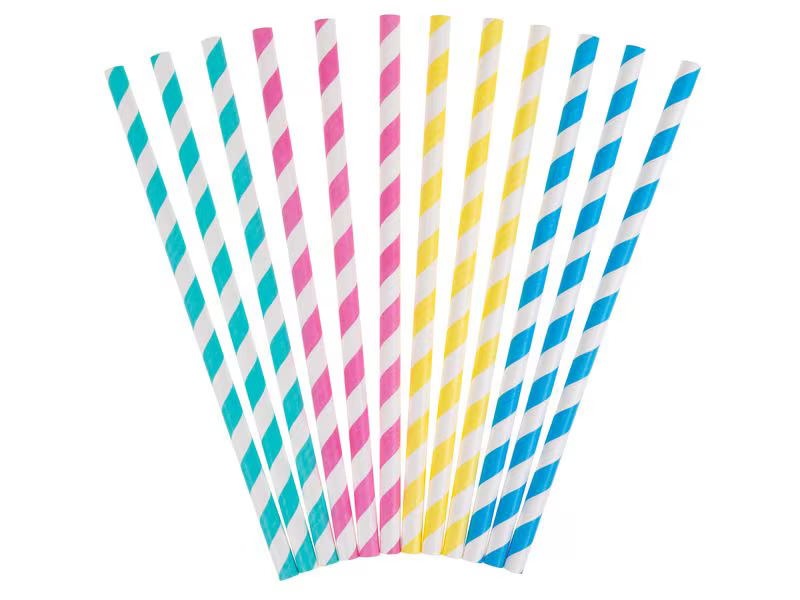 FURBER Strohhalm JUMBO Papier, 50 Stück