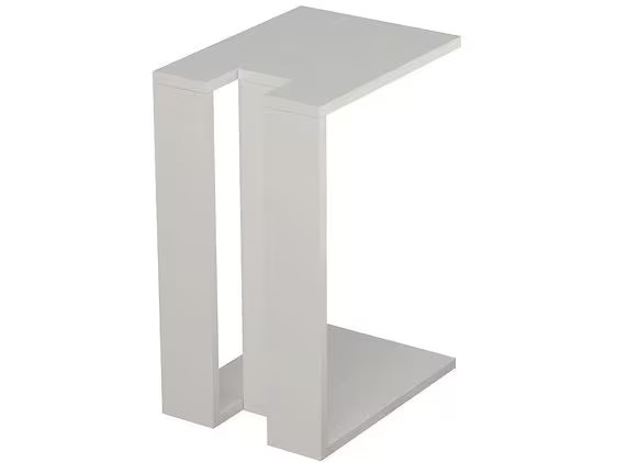 Woody Fashion Beistelltisch Muju 30 x 57 x 40cm, Weiss