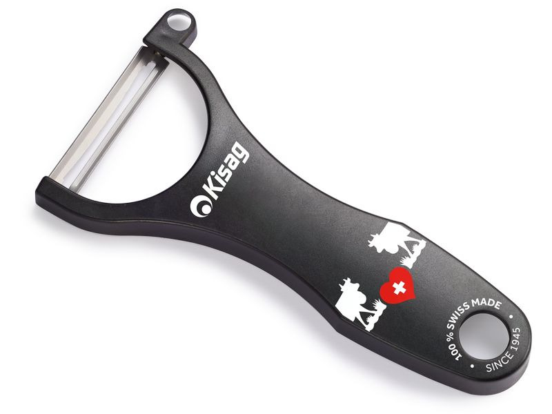 Kisag Sparschäler Universal Swiss Cows Schwarz