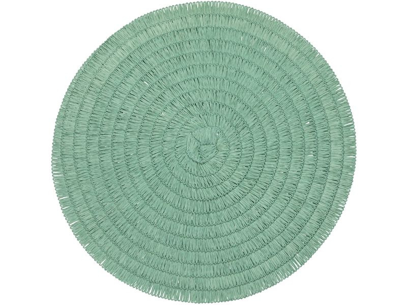 Pichler Tischset Wave Ø 38 cm, 2 Stück, Türkis