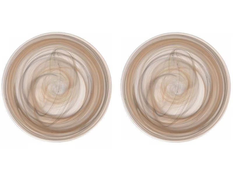 Leonardo Frühstücks- &amp; Dessertteller Alabastro Ø 21 cm, 2 Stück,Beige