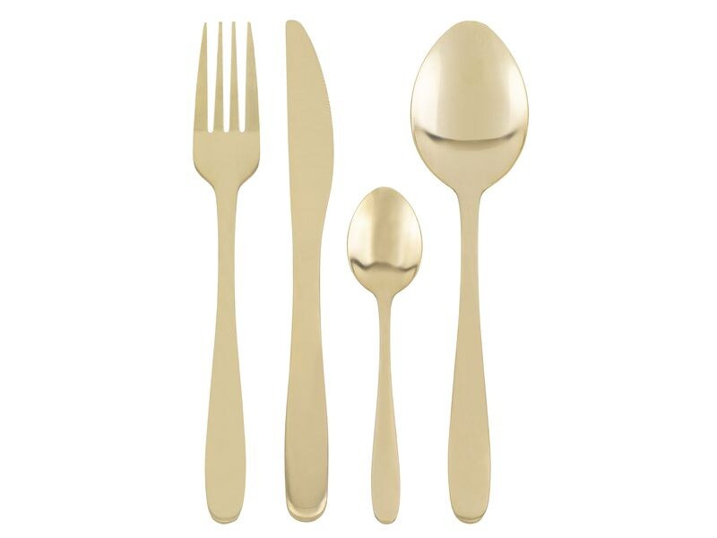 FURBER Besteck-Set 16-teilig, Gold