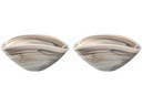 Leonardo Schale Alabastro 27 x 15 cm, 2 Stück, Beige
