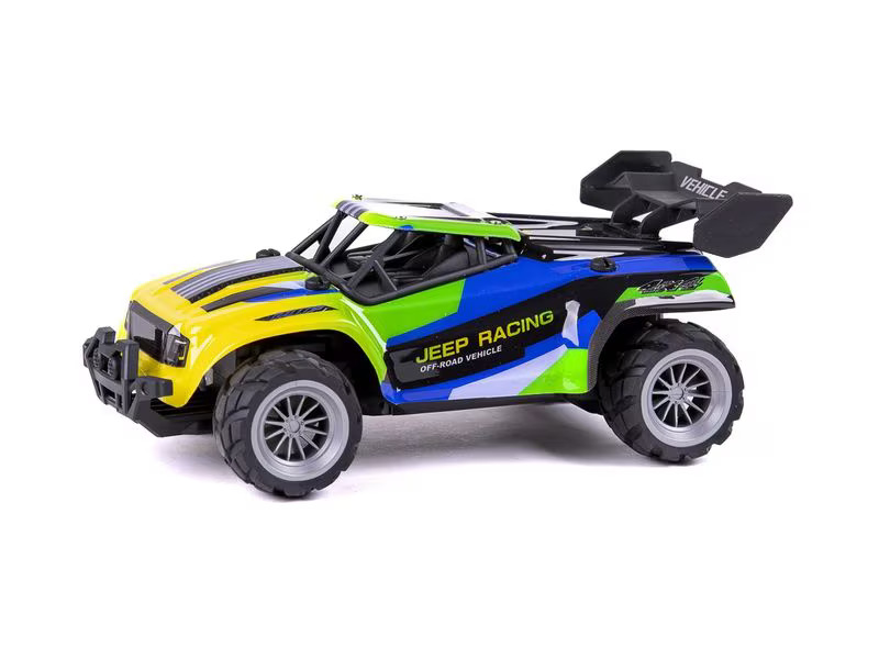 TEC-TOY Buggy Jeep Racing Blau/Grün, 1:18